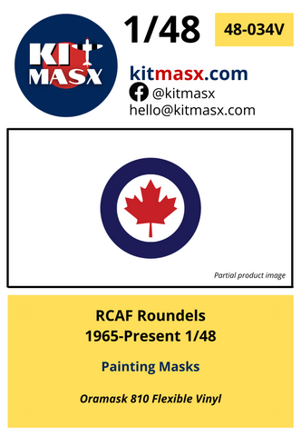 RCAF Roundels 1965-Present 1/48 National Insignia Masks