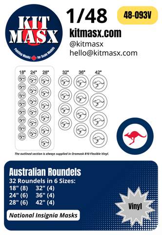 Australian Roundels 1/48 National Insignia Masks