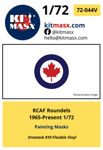 RCAF Roundels 1965-Present 1/72 National Insignia Masks