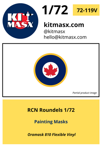 RCN Roundels 1/72 National Insignia Masks