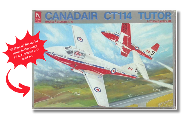 Hobbycraft Canadair CT114 Tutor 1/72 Canopy & Wheel Masks