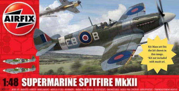 Airfix Supermarine Spitfire MkXII Canopy Masks Kit Masx 