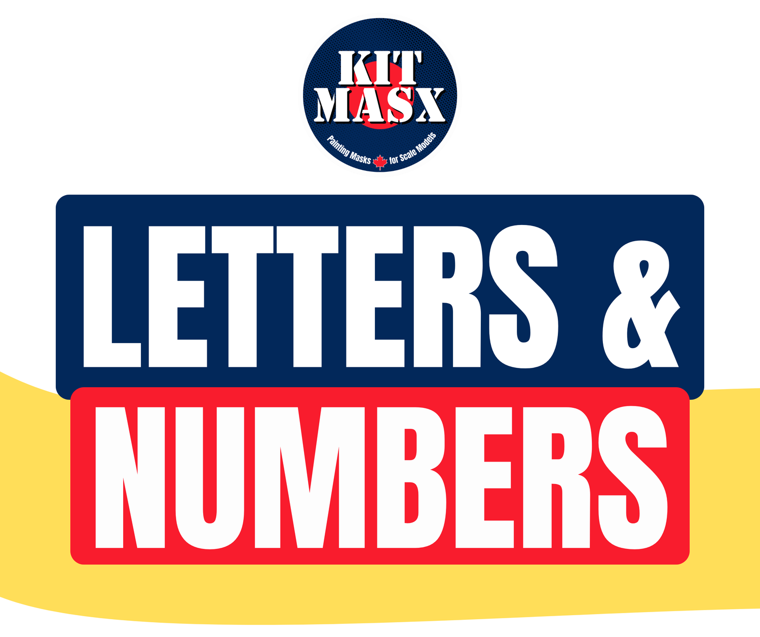 Kit Masx Letters and Numbers Paint Masks