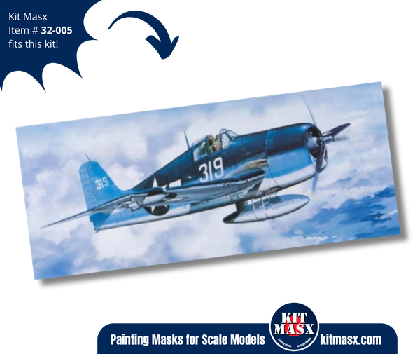 Trumpeter F6F-3N Hellcat 1/32 Canopy Masks