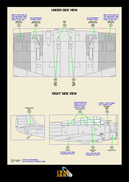1ManArmy Trumpeter TBD-1 Devastator 1/32 Basic Markings & Stencil High-Definition Paint Masks, 32DET034