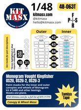 Canopy Mask Sets for Airplane Scale Models, All Scales – Kit Masx