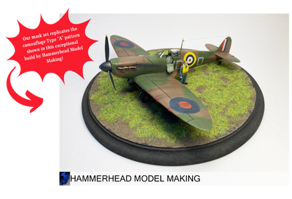 Spitfire Type "A" 1/48 Camouflage Paint Masks