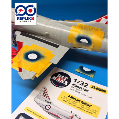 Royal Australian Navy (RAN) A-4G Skyhawk (805 SQN) 1/32 Main Marking Paint Masks