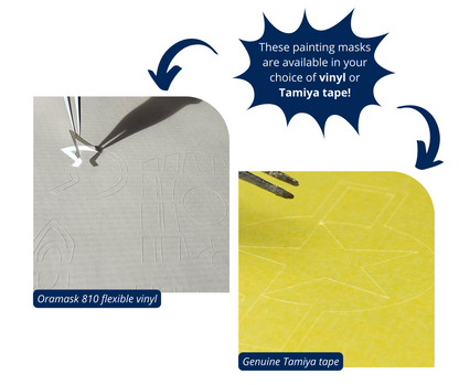 Supermarine Spitfire Mk.I S/N P9443 "Douglas Bader" 1/48 Main Marking Paint Masks