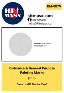 Ordnance & General Purpose Painting Masks 2mm