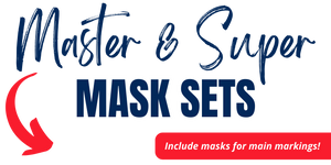 Kit Masx | Master & Super Masks Sets - Include Masks for Main Markings & Decal Sheets