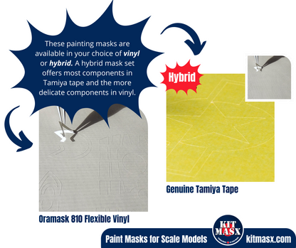 Special Hobby Messerschmitt Bf 109E-1 "J/88 Legion Condor" 1/72 Main Marking Paint Masks, Kit # SH72459