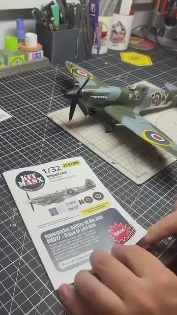 Supermarine Spitfire FR.Mk.XIVe RM927 + Cross of Lorraine 1/32 Main Marking Paint Masks (32037M)