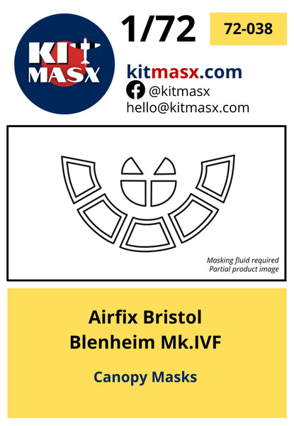 Airfix Bristol Blenheim Mk.IVF Scale Model Accessories Kit Masx 
