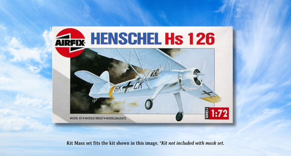 Airfix Henschel Hs-126 Canopy Masks Kit Masx 