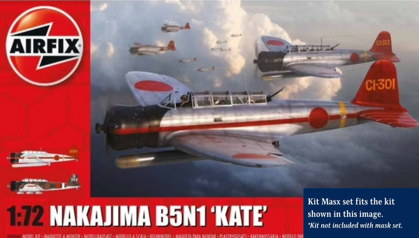 Airfix Nakajima B5N1 'Kate' Scale Model Accessories Kit Masx 