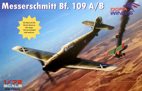 Dora Wings / AMG Messerschmitt Bf-109 A/B Canopy Masks Kit Masx 