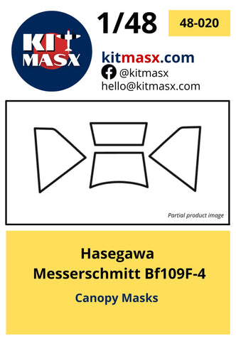 Hasegawa Messerschmitt Bf109F-4 Scale Model Accessories Kit Masx 