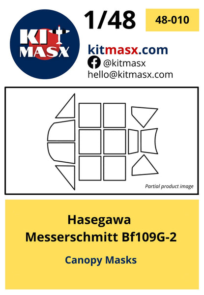 Hasegawa Messerschmitt Bf109G-2 Scale Model Accessories Kit Masx 