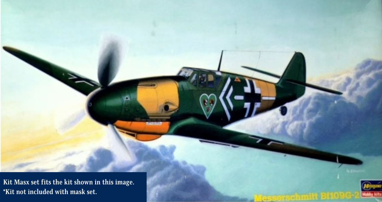 Hasegawa Messerschmitt Bf109G-2 Scale Model Accessories Kit Masx 