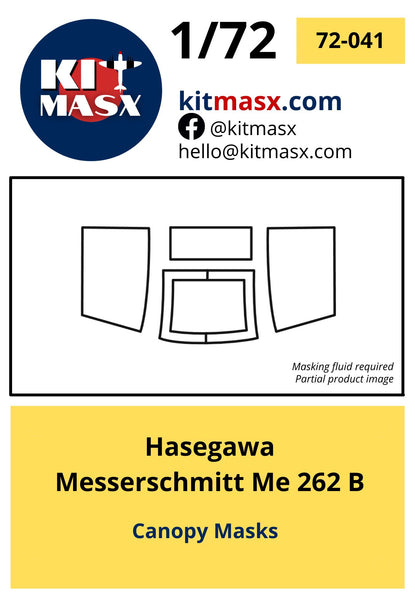 Hasegawa Messerschmitt Me 262 B Scale Model Accessories Kit Masx 