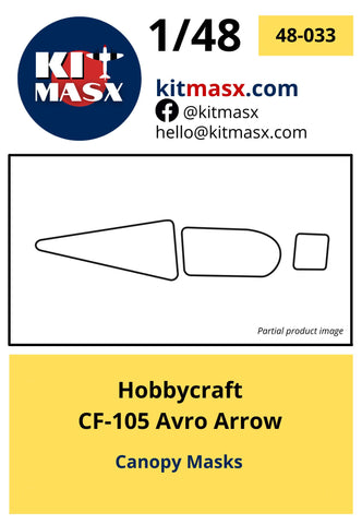 Hobbycraft CF-105 Avro Arrow Scale Model Accessories Kit Masx 