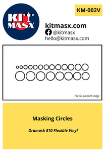 Masking Circles Painting Masks Kit Masx 
