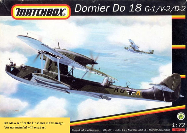 Matchbox/Revell Dornier Do 18 G-1/V-2/D-2 Scale Model Accessories Kit Masx 