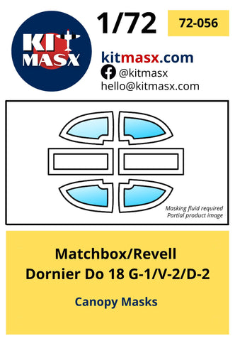 Matchbox/Revell Dornier Do 18 G-1/V-2/D-2 Scale Model Accessories Kit Masx 