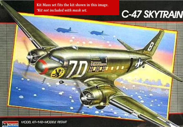 Monogram C-47 Skytrain Scale Model Accessories Kit Masx 