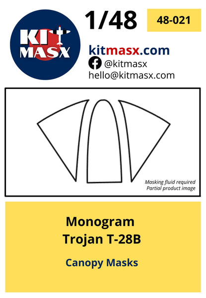 Monogram Trojan T-28B Scale Model Accessories Kit Masx 