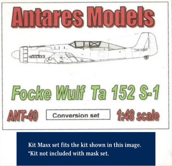 MPM Fw 190 S or Antares Ta 152 S-1 Scale Model Accessories Kit Masx 