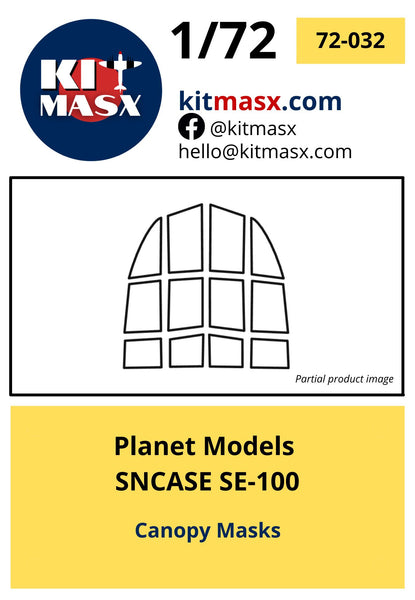 Planet Models SNCASE SE-100 Scale Model Accessories Kit Masx 