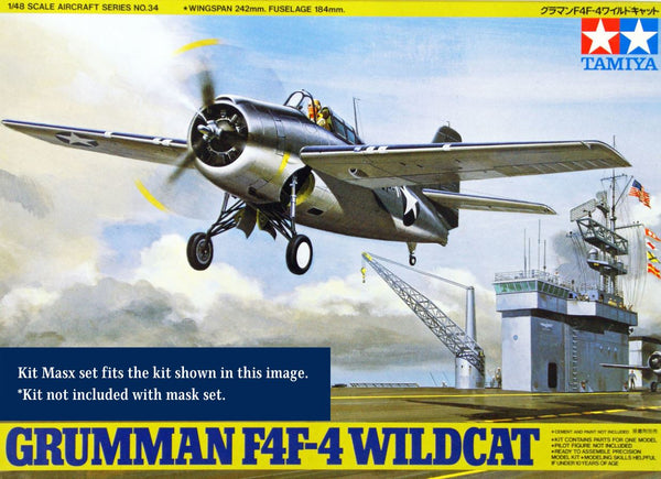 Tamiya Grumman F4F-4 Wildcat Scale Model Accessories Kit Masx 
