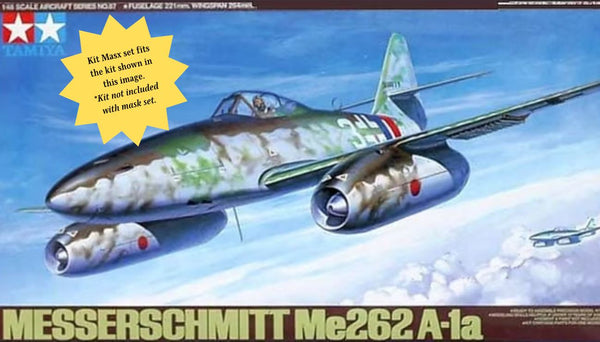 Tamiya Messerschmitt Me262 A-1a Canopy Masks Kit Masx 